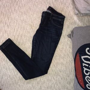 Fran Denim Helen Skinny dark wash.